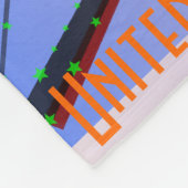 ヴィンテージスタイルニューヨーク フリースブランケット (角)