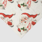 ヴィンテージスタイルハッピーサンタクロース読ズ 薄葉紙 (詳細)