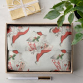 ヴィンテージスタイルハッピーサンタクロース読ズ 薄葉紙 (ギフト)