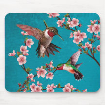 ヴィンテージスタイルハミングバ絵画ードズ