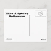 ヴィンテージスタイルハロウィーンウィッチI.D.ポストカード ポストカード (裏面)