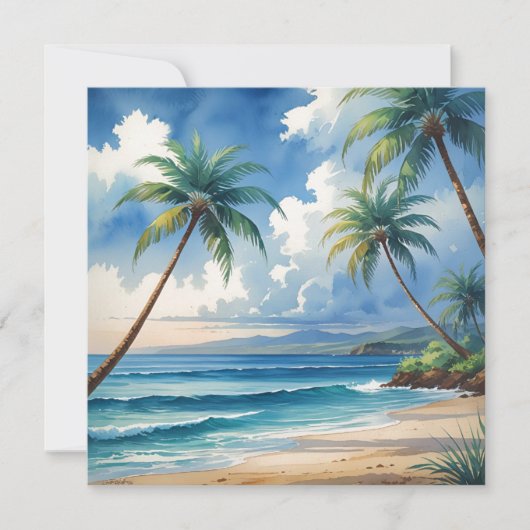 ヴィンテージスタイルハワイアントラベルアロハfromハワイ カード (正面)