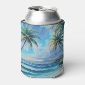 ヴィンテージスタイルハワイアントラベルアロハfromハワイ 缶クーラー (缶正面)