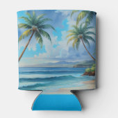 ヴィンテージスタイルハワイアントラベルアロハfromハワイ 缶クーラー (裏面)