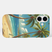 ヴィンテージスタイルハワイアントラベルアロハfromハワイ Case-Mate iPhoneケース (裏面 (横))