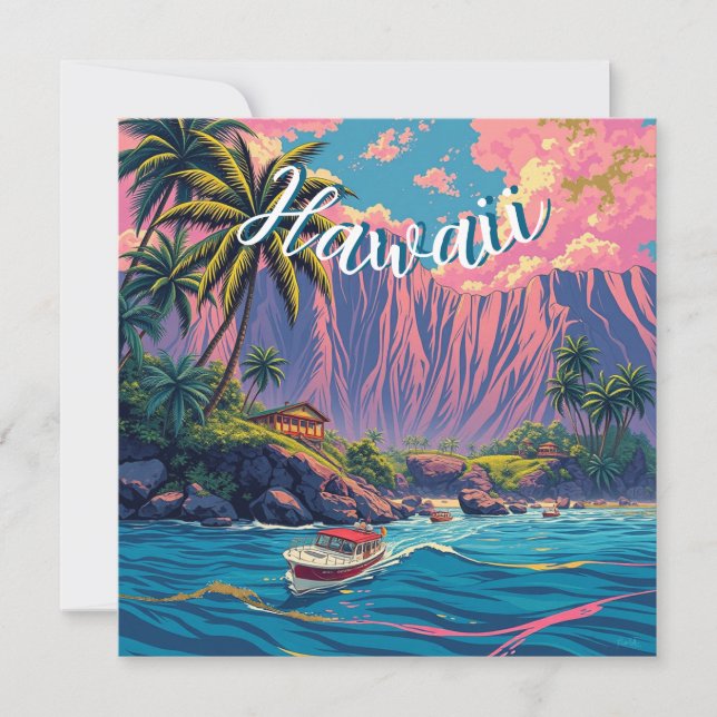 ヴィンテージスタイルハワイアントラベルホノルルミッドパシフィック (正面)