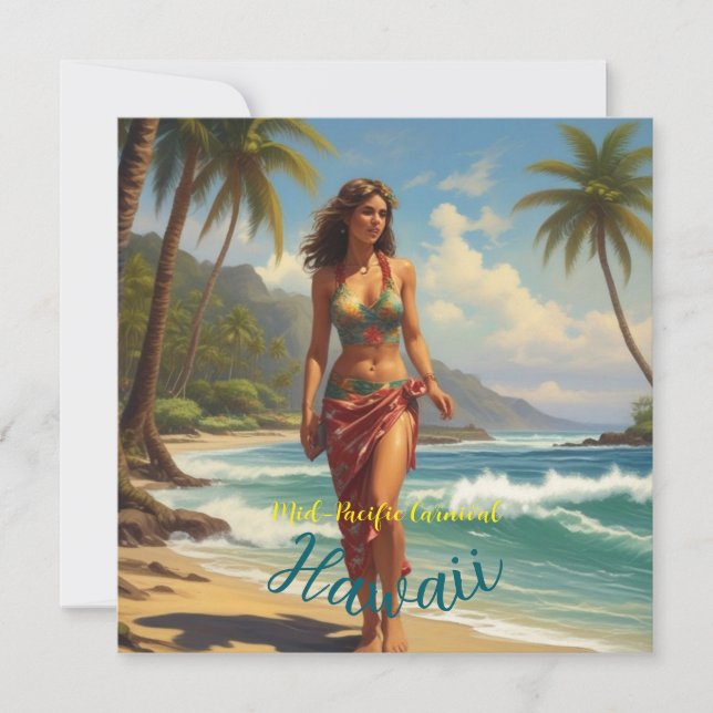 ヴィンテージスタイルハワイアントラベルホノルルミッドパシフィック (正面)