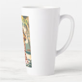 ヴィンテージスタイルハワイアントラベルホノルルミッドパシフィック カフェラテマグ (右)