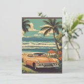 ヴィンテージスタイルハワイアントラベルホノルルミッドパシフィック シーズンカード (スタンド正面)