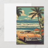 ヴィンテージスタイルハワイアントラベルホノルルミッドパシフィック シーズンカード (正面/裏面)