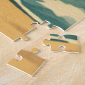 ヴィンテージスタイルハワイアントラベルホノルルミッドパシフィック ジグソーパズル (側面)