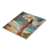 ヴィンテージスタイルハワイアントラベルホノルルミッドパシフィック タイル (側面)