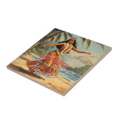 ヴィンテージスタイルハワイアントラベルホノルルミッドパシフィック タイル (側面)