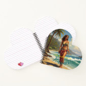 ヴィンテージスタイルハワイアントラベルホノルルミッドパシフィック ノートブック (内部)