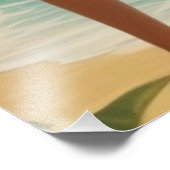 ヴィンテージスタイルハワイアントラベルホノルルミッドパシフィック フォトプリント            (角)