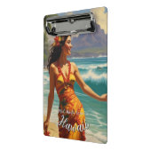 ヴィンテージスタイルハワイアントラベルホノルルミッドパシフィック ミニクリップボード (アングル2)