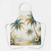 ヴィンテージスタイルハワイアントラベルホノルル エプロン (正面)