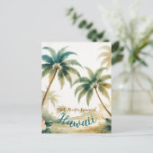 ヴィンテージスタイルハワイアントラベルホノルル シーズンポストカード (スタンド正面)