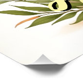 ヴィンテージスタイルハワイトラベルホノルルフラガール ポスター (コーナー)