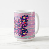 ヴィンテージスタイルバタフライマグコーヒーカップ コーヒーマグカップ (正面右)