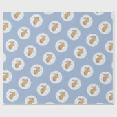 ヴィンテージスタイルバニー及びドリーラッピング紙 ラッピングペーパー (フラット)