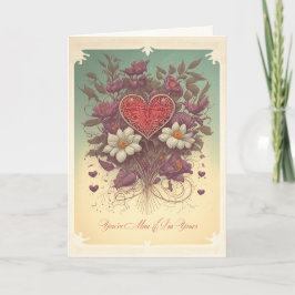 ヴィンテージスタイルバレンタインデーカード シーズンカード