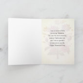 ヴィンテージスタイルバレンタインデーカード シーズンカード (内部)