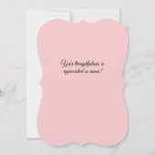 ヴィンテージスタイルパステルサンキューフラットカード サンキューカード (裏面)