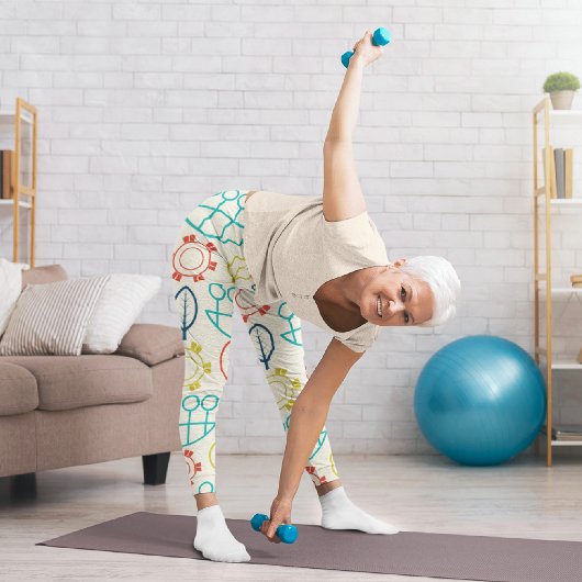 ヴィンテージスタイルパステル カプリレギンス