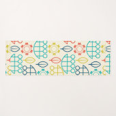 ヴィンテージスタイルパステル ヨガマット (正面(横))