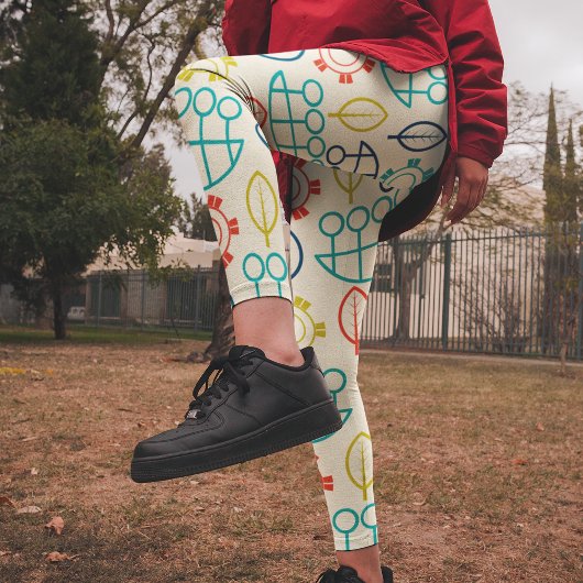 ヴィンテージスタイルパステル レギンス