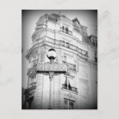 ヴィンテージスタイルパリポストカードメトロサイン ポストカード (正面)