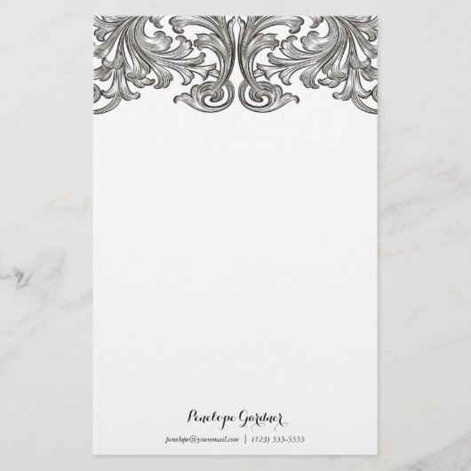 ヴィンテージスタイルパーソナライズされた固定 (正面)