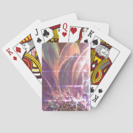 ヴィンテージスタイルパープルフラワーサイクリングトランプ トランプ