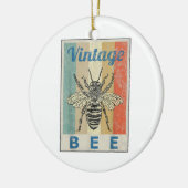 ヴィンテージスタイルビークイーンハニービーキーパービーキーパー セラミックオーナメント (左)