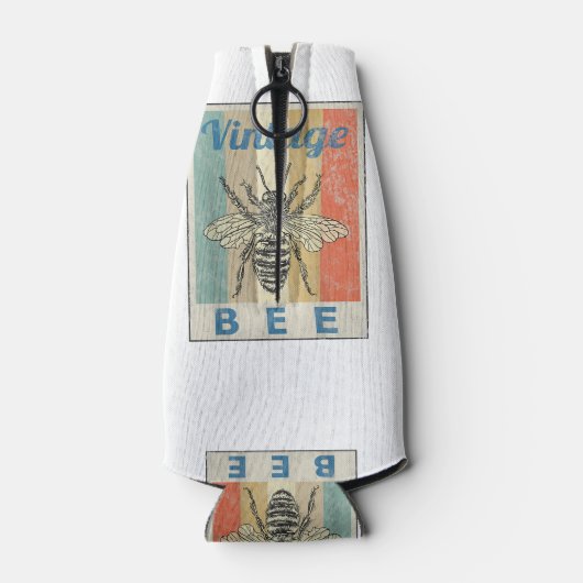 ヴィンテージスタイルビークイーンハニービーキーパービーキーパー ボトルクーラー (裏面)