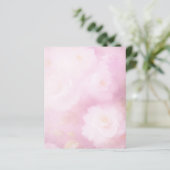 ヴィンテージスタイルピンク&ホワイトフローラスクラップブック紙 (スタンド正面)