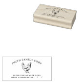 ヴィンテージスタイルファミリーファームステッドエッグカートンスタンプ ラバースタンプ (押印)