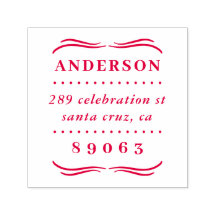 ヴィンテージスタイルファミリ名差出人住所