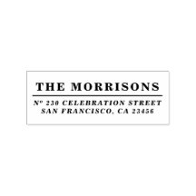 ヴィンテージスタイルファミリ名差出人住所