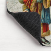 ヴィンテージスタイルファーザークリスマスサンタクロース マウスパッド (コーナー)