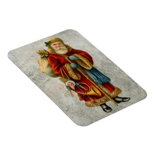 ヴィンテージスタイルファーザークリスマスサンタクロース マグネット (右側)