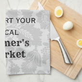 ヴィンテージスタイルファーマーズマーケットキッチンタオル キッチンタオル (四つ折り)