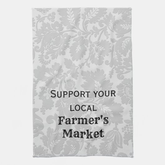 ヴィンテージスタイルファーマーズマーケットキッチンタオル キッチンタオル (縦)