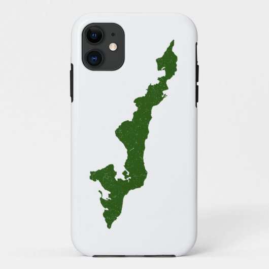 ヴィンテージスタイルフィッシャーアイランドロゴケース Case-Mate iPhoneケース (裏面)