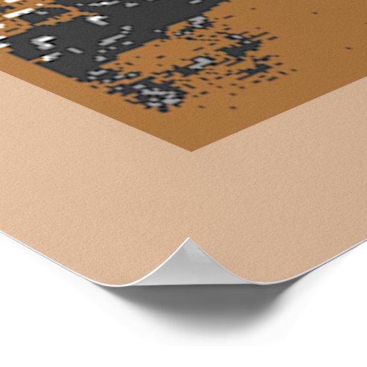 ヴィンテージスタイルフィラデルフィアシティホール ポスター (角)