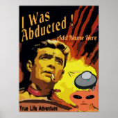 ヴィンテージスタイルフェイクシネマ宇宙、編集文字 ポスター (正面)