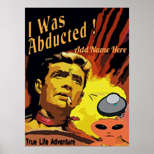 ヴィンテージスタイルフェイクシネマ宇宙、編集文字 ポスター (正面)