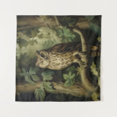 ヴィンテージスタイルフクロウ タペストリー (正面)