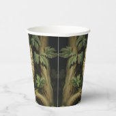 ヴィンテージスタイルフクロウ 紙コップ (右)